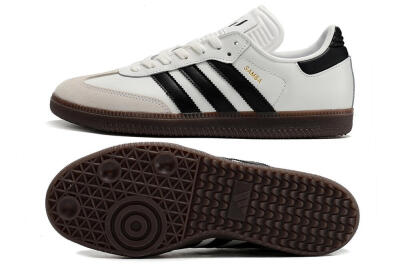 Adidas Samba Messi Indoor TF Artificial Turf Soccer Shoes - Grey/White/Black