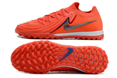 Nike Phantom GX 2 Elite TF Artificial Turf Soccer Shoes - Red/Blue/Silver