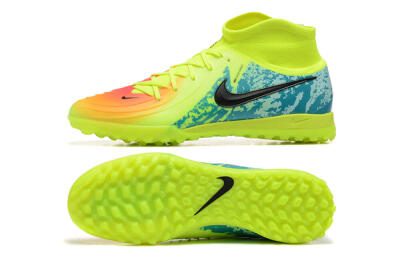 Nike Phantom GX 2 Luna Elite TF Artificial Turf Soccer Shoes - Yellow/Blue/Black