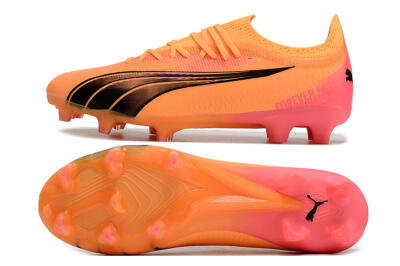 Puma Ultra Ultimate FG Firm Ground Soccer Cleats - Orange/Black