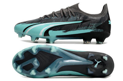 Puma Ultra Ultimate FG Firm Ground Soccer Cleats - Black/Jade