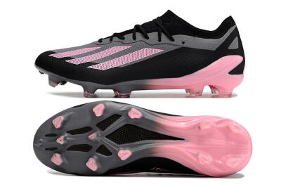 Adidas X 23 Crazyfast.1 FG Firm Ground Soccer Cleats - Black/Pink