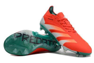 Adidas Predator Accuracy FG Firm Ground Soccer Cleats - Red/White/Green