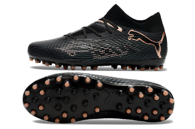 Puma Future Ultimate MG Multi Ground Soccer Cleats - Black/Blue/Gold