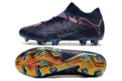 Puma Future Ultimate FG Firm Ground Soccer Cleats - Blue/Purple/Pink