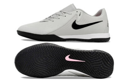 Nike Phantom GX 2 Acad LV8 IC Indoor & Futsal Soccer Shoes - Grey/Black/White