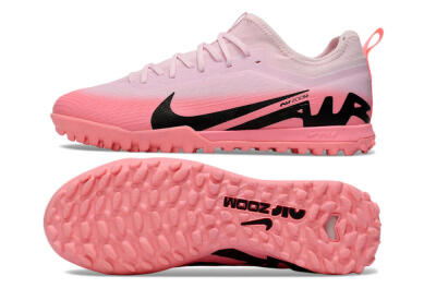Nike Air Zoom Mercurial Vapor 15 Pro TF Artificial Turf Soccer Shoes - Pink/Black
