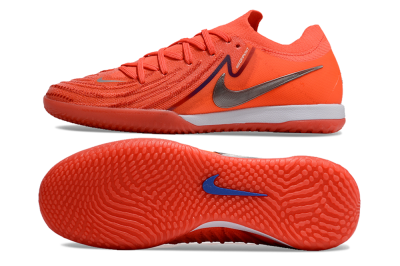 Nike Phantom GX 2 Elite IC Indoor & Futsal Soccer Shoes - Red/Silver/Blue
