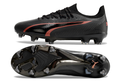 Puma Ultra Ultimate FG Firm Ground Soccer Cleats - Black/Red