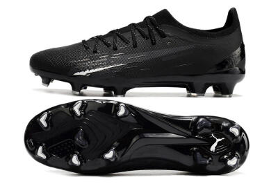Puma Ultra Ultimate FG Firm Ground Soccer Cleats - Black/White