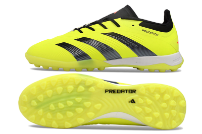 Adidas Predator 24 Elite TF Artificial Turf Soccer Shoes - Yellow/Black/White