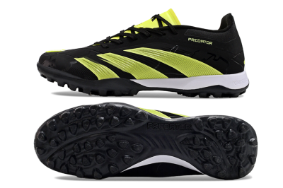 Adidas Predator 24 Elite TF Artificial Turf Soccer Shoes - Black/Yellow/White
