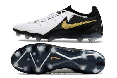 Nike Phantom Luna Elite AG Artificial Grass Soccer Cleats - White/Black/Gold