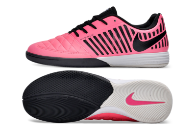 Nike Lunar Gato 2 IC Indoor & Futsal Soccer Shoes - Pink/Black