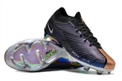 Nike Air Zoom Mercurial Vapor 15 Elite FG Firm Ground Soccer Cleats - Blue/Black