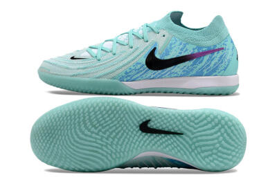 Nike Phantom GX 2 Elite IC Indoor & Futsal Soccer Shoes - Jade/Black/Purple