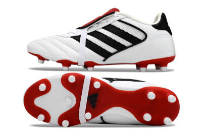 Adidas Copa Gloro 2 FG Firm Ground Soccer Cleats - White/Black/Red