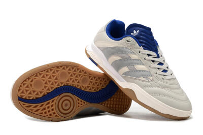 Adidas Predator Mundial IC Indoor & Futsal Soccer Shoes - Grey/Blue/White