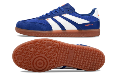 Adidas Predator 24 League Low IC Indoor & Futsal Soccer Shoes - Blue/White/Brown