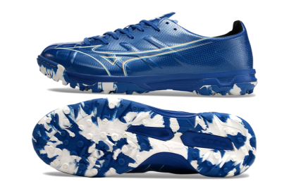 Mizuno Monarcida Alpha TF Artificial Turf Soccer Shoes - Blue/White/Yellow