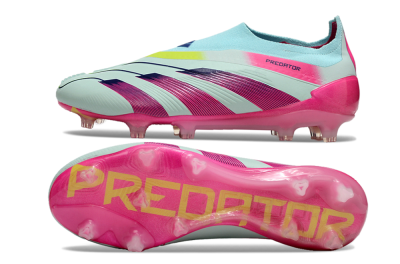 Adidas Predator Accuracy+ FG Firm Ground Soccer Cleats - Blue/Purple/Pink