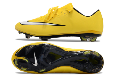 Nike Mercurial Vapor 10 FG Firm Ground Soccer Cleats - Yellow/White/Black