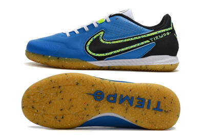 Nike React Tiempo Legend 9 Pro IC Indoor & Futsal Soccer Shoes - Blue/Yellow/Black
