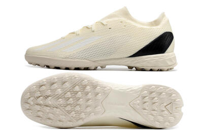 Adidas X Speedportal.3 TF Artificial Turf Soccer Shoes - Beige/White/Black