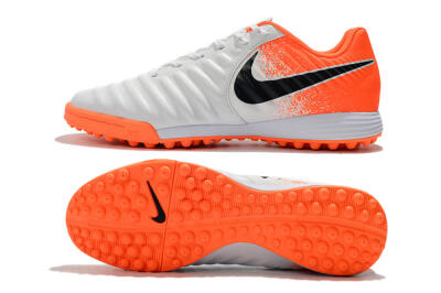 Nike Tiempox Ligera IV TF Artificial Turf Soccer Shoes - White/Black/Red