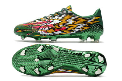 Adidas F50 Adizero Ghosted FG Firm Ground Soccer Cleats - Green/Pink/Yellow