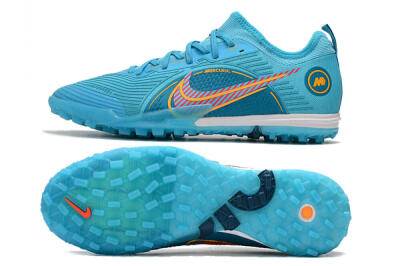 Nike Mercurial Vapor 14 Pro TF Artificial Turf Soccer Shoes - Jade/Yellow/Red