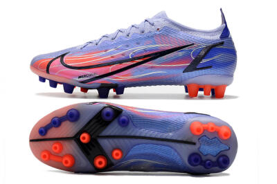 Nike Mercurial Vapor 14 Elite AG Artificial Grass Soccer Cleats - Blue/Red/Black