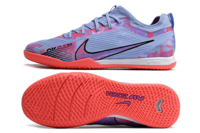 Nike Air Zoom Mercurial Vapor 15 Pro IC Indoor & Futsal Soccer Shoes - Blue/Purple/Red