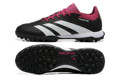 Adidas Predator Elite 24 TF Artificial Turf Soccer Shoes - Black/White/Red
