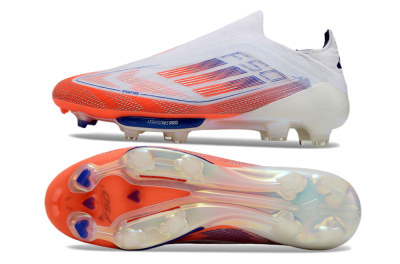 Adidas F50+ Lightstrike Pro Laceless FG Firm Ground Soccer Cleats - Red/White/Blue