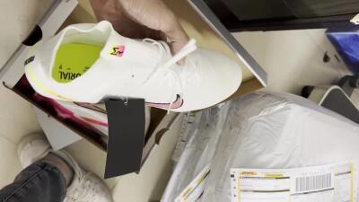 Nike Air Zoom Mercurial Superfly 9 Elite SG Soft Ground Soccer Cleats - White/Pink/Black