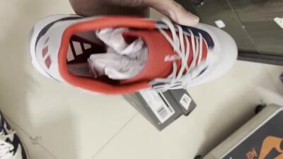 Adidas Predator 24 Elite IC Indoor & Futsal Soccer Shoes - Grey/Blue/Red