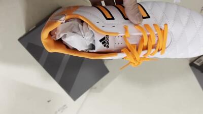 Adidas AdiPure 11Pro X PD25 Trx FG Firm Ground Soccer Cleats - White/Orange/Black