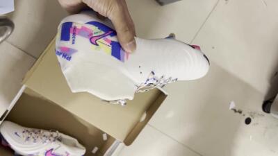 Nike Phantom Luna Elite NU FG Firm Ground Soccer Cleats - Beige/Blue/Yellow/Pink