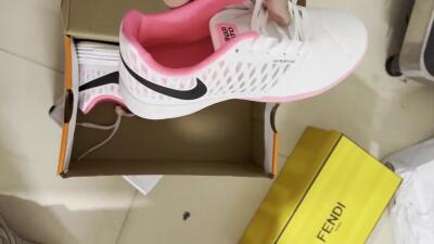 Nike Lunar Gato 2 IC Indoor & Futsal Soccer Shoes - White/Pink/Black