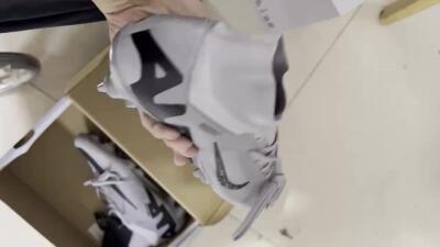 Nike Air Zoom Mercurial Superfly 9 Elite SG Soft Ground Soccer Cleats - Grey/Black/Gold