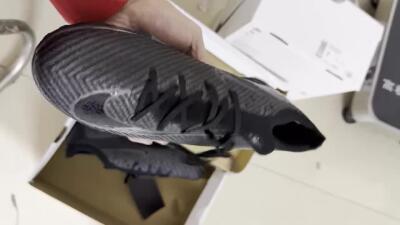 Nike Air Zoom Mercurial Vapor 16 Elite TF Artificial Turf Soccer Shoes - Silver/Black/Blue