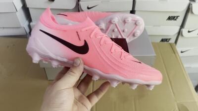 Nike Phantom Luna Elite AG Artificial Grass Soccer Cleats - Pink/Black/White