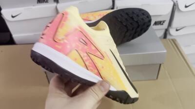 Nike Air Zoom Mercurial Vapor 16 Elite TF Artificial Turf Soccer Shoes - Yellow/Black/Orange