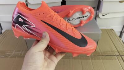 Nike Air Zoom Mercurial Vapor 16 Elite FG Firm Ground Soccer Cleats - Red/White/Black