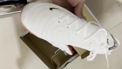 Nike Phantom Luna Elite NU FG Firm Ground Soccer Cleats - White/Black/Orange