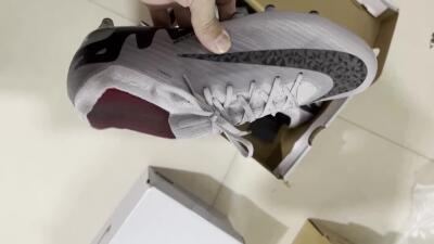 Nike Air Zoom Mercurial Vapor 15 Elite AG Artificial Grass Soccer Cleats - Grey/Black/Pink