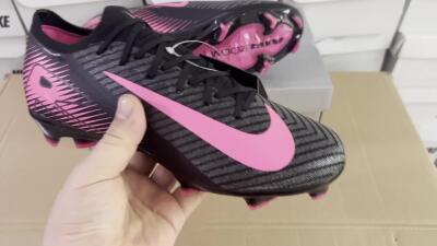 Nike Air Zoom Mercurial Vapor 16 Elite FG Firm Ground Soccer Cleats - Black/Pink