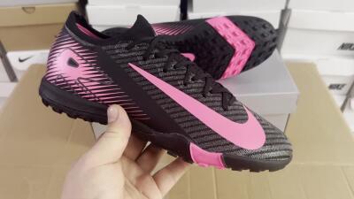 Nike Air Zoom Mercurial Vapor 16 Elite TF Artificial Turf Soccer Shoes - Black/Pink