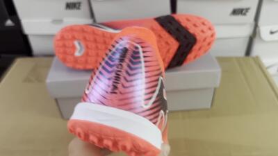 Nike Air Zoom Mercurial Vapor 16 Elite TF Artificial Turf Soccer Shoes - Red/Black/White